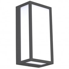 Φωτιστικό Επίτοιχο Απλίκα LED 10W 230V 1200lm CCT Αλουμινίου Ανθρακί IP54 17-05205-19